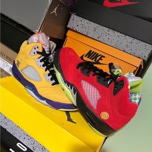 What the Jordan 5 size 7.5 brand new never worn